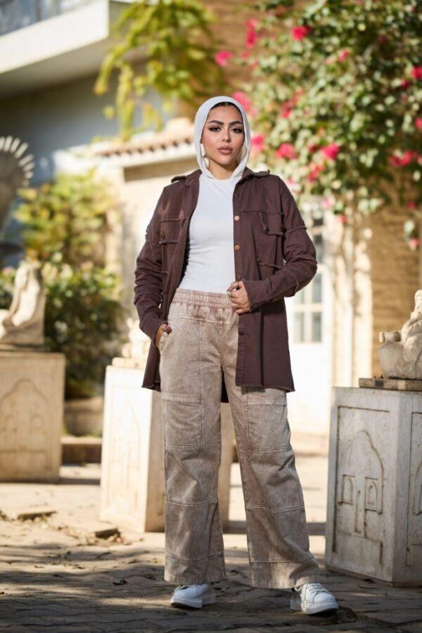 The Boho Beige wide pants