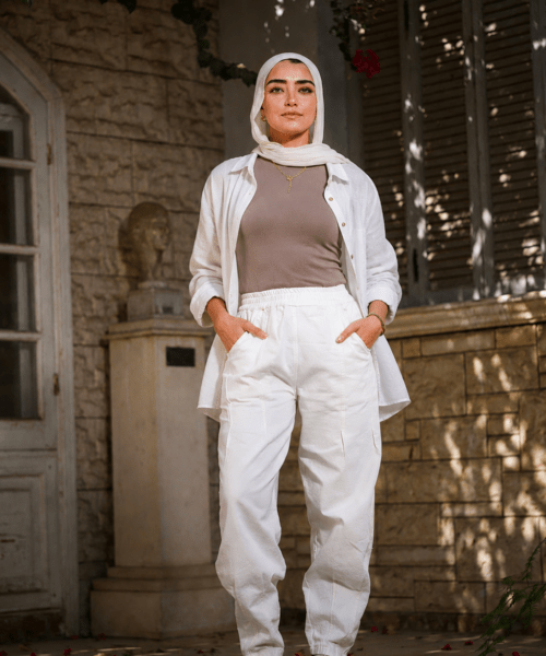The Sleek Pants ( Off White )