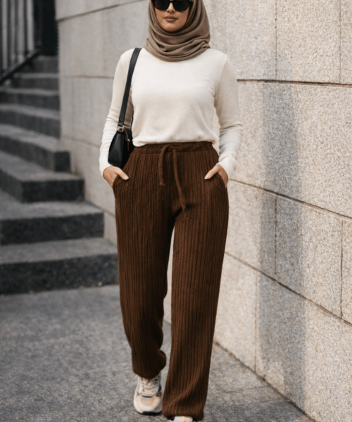 The Crinkled Pants (Brown)