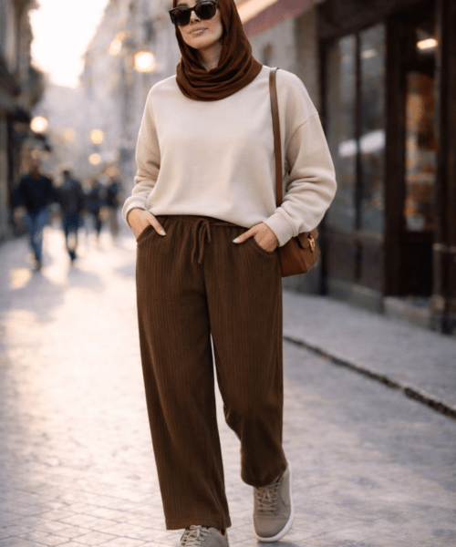 The Crinkled Pants (Brown)