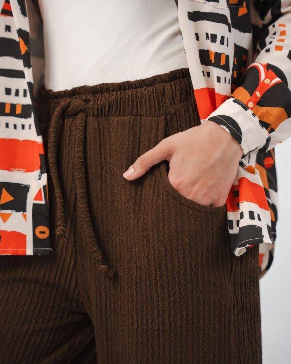 The Crinkled Pants (Brown) - Image 3