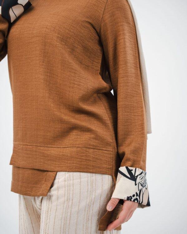 The Accent Cuff Blouse - Image 7