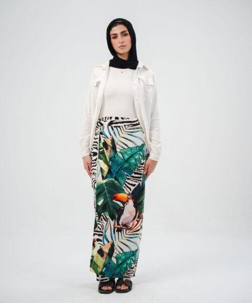 The Tropical Wrap Skirt