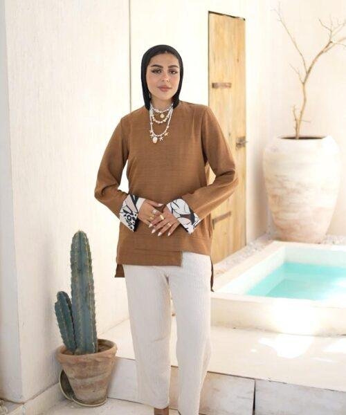 The Accent Cuff Blouse