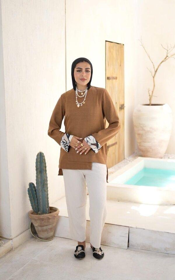 The Accent Cuff Blouse