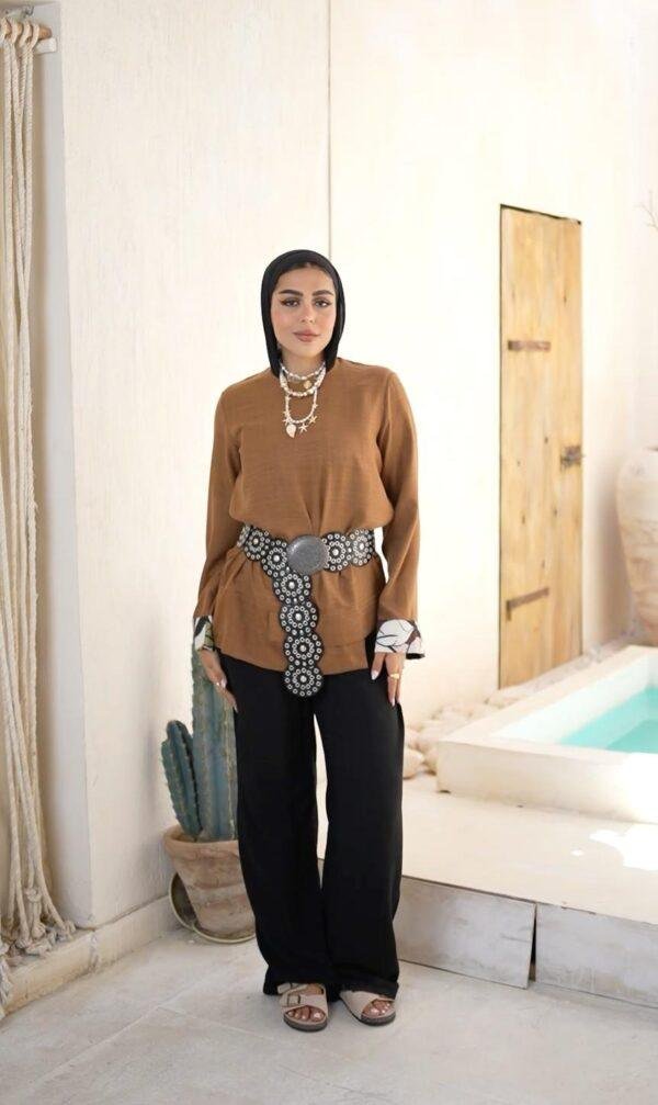 The Accent Cuff Blouse - Image 3