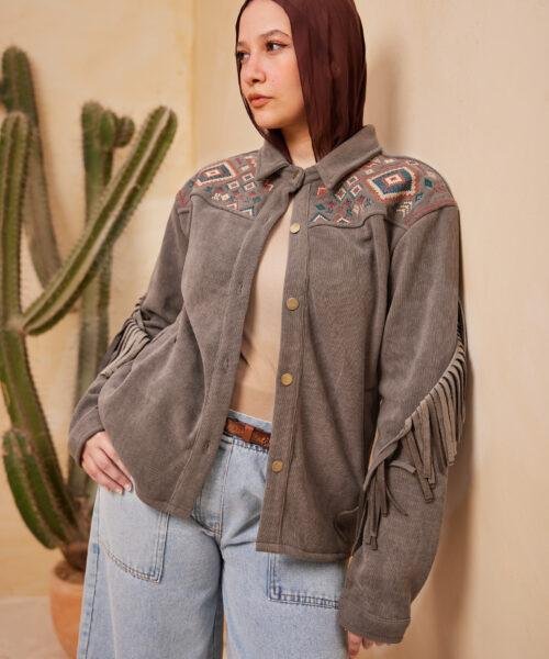 Boho Embroidered Jacket