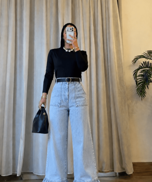 Boho Ruffle Jeans